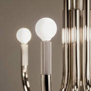Kichler 52550PN Eight Light Chandelier, Polished Nickel (6)