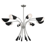 Kichler 52560SN Eight Light Chandelier, Satin Nickel