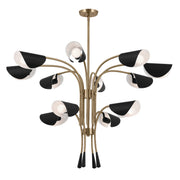 Kichler 52561CPZBK 12 Light Chandelier, Champagne Bronze