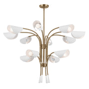 Kichler 52561CPZWH 12 Light Chandelier, Champagne Bronze
