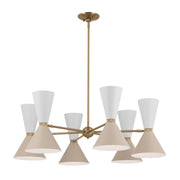 Kichler 52566CPZGRG 12 Light Chandelier, Champagne Bronze