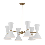 Kichler 52566CPZWH 12 Light Chandelier, Champagne Bronze