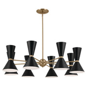 Kichler 52567CPZBK 16 Light Chandelier, Champagne Bronze