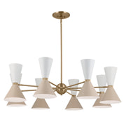 Kichler 52567CPZGRG 16 Light Chandelier, Champagne Bronze