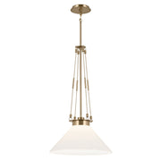 Kichler 52581CPZ One Light Pendant, Champagne Bronze