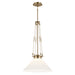 Kichler 52581CPZ Albers One Light Pendant, Champagne Bronze Main Image.jpg