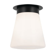 Kichler 52585BK One Light Flush Mount, Black