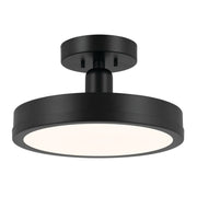 Kichler 52589BK LED Semi Flush Mount, Black
