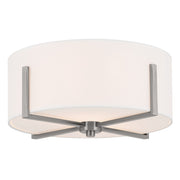 Kichler 52593CLP Two Light Flush Mount, Classic Pewter