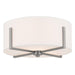 Kichler 52593CLP Malen Two Light Flush Mount, Classic Pewter Main Image.jpg