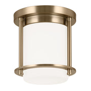 Kichler 52596CPZ One Light Flush Mount, Champagne Bronze