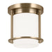 Kichler 52596CPZ Brit One Light Flush Mount, Champagne Bronze Main Image.jpg