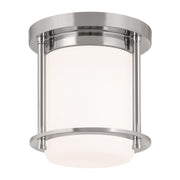 Kichler 52596PN One Light Flush Mount, Polished Nickel