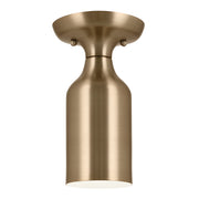 Kichler 52598CPZ One Light Semi Flush Mount, Champagne Bronze