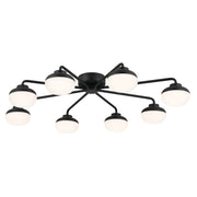 Kichler 52608BK LED Semi Flush Mount, Black