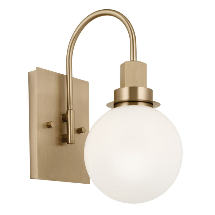 Kichler 55149CPZ Hex One Light Wall Sconce, Champagne Bronze Main Image.jpg