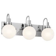 Kichler 55151CH Three Light Bath, Chrome