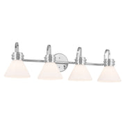 Kichler 55156CH Four Light Bath, Chrome