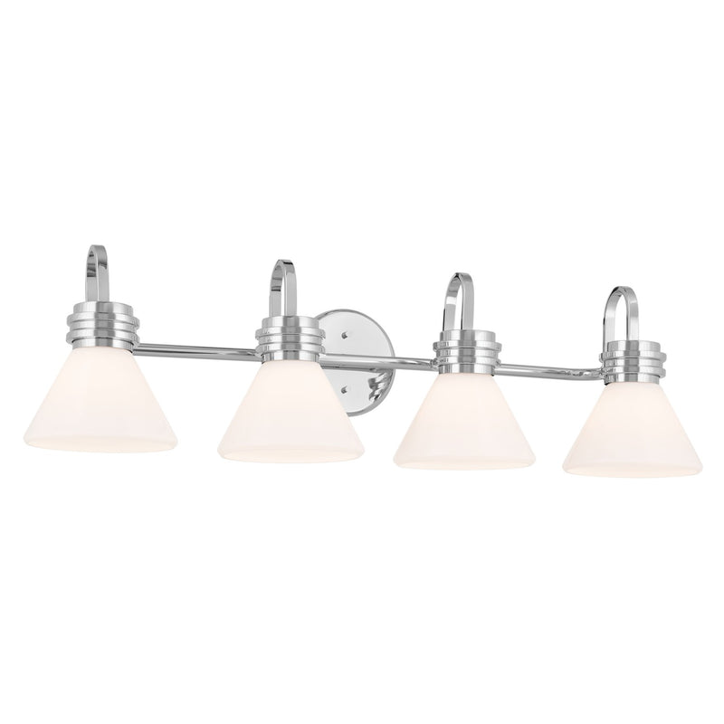 Kichler 55156CH Four Light Bath, Chrome