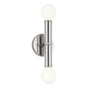 Kichler 55159PN Two Light Wall Sconce, Polished Nickel