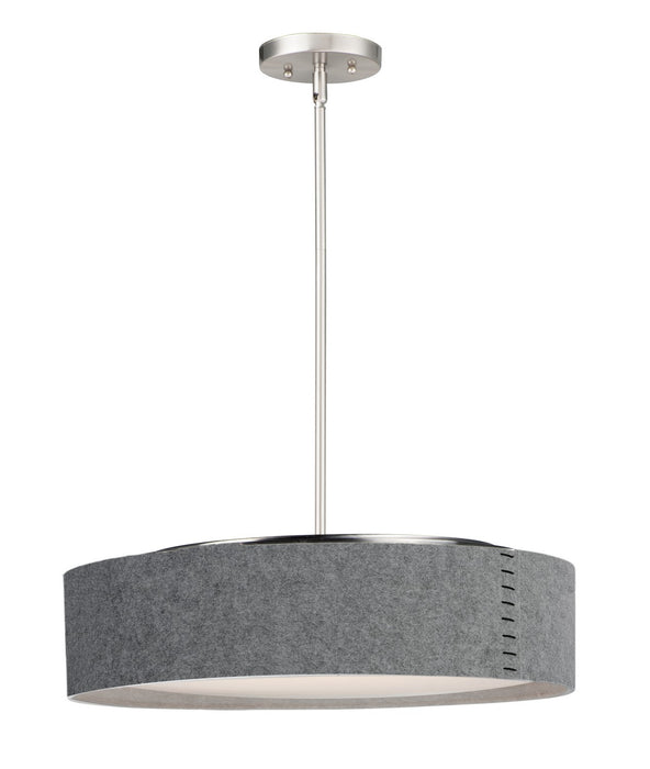 Maxim 10226GYSN Prime LED Pendant, Satin Nickel Main Image.jpg