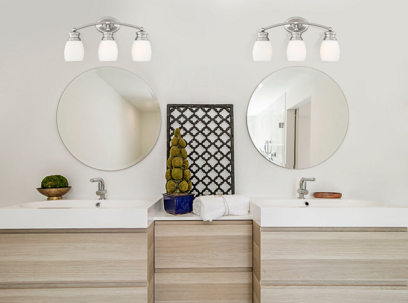 Savoy House 8-9127-3-SN Three Light Bath Bar, Satin Nickel (2)