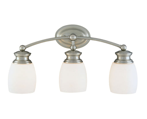 Savoy House 8-9127-3-SN Three Light Bath Bar, Satin Nickel