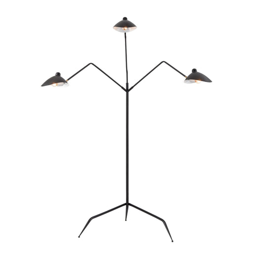 ELK Home H0019-11103 Risley Three Light Floor Lamp Matte Black Main Image.jpg