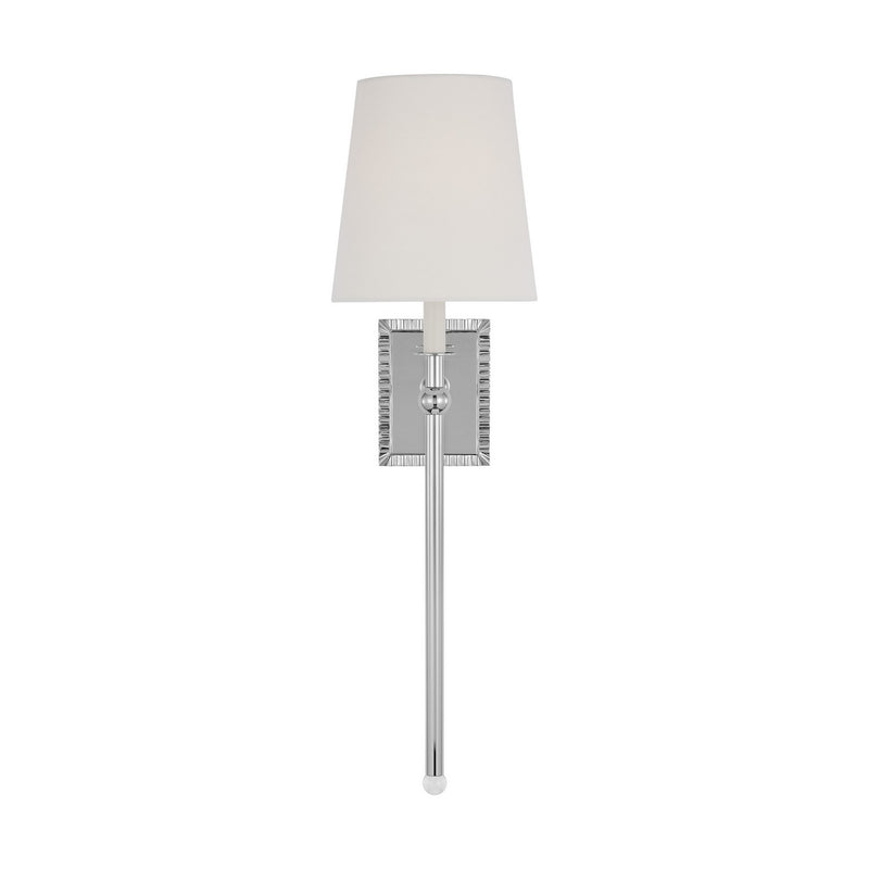 Visual Comfort Studio AW1211PN Baxley One Light Wall Sconce, Polished Nickel Main Image.jpg