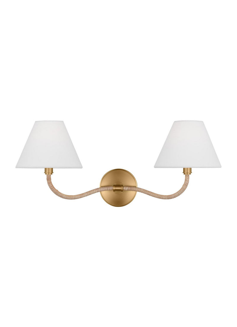 Visual Comfort Studio CW1302BBS Laguna Two Light Wall Sconce, Burnished Brass Main Image.jpg
