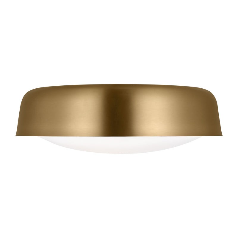 Visual Comfort Studio KSF1102BBS Draper Two Light Flush Mount, Burnished Brass Main Image.jpg