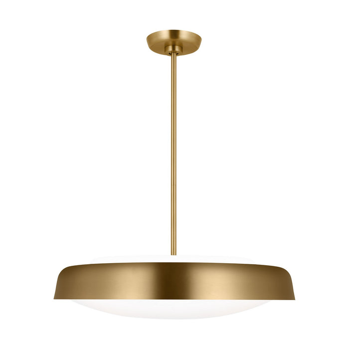 Visual Comfort Studio KSP1133BBS Draper Three Light Pendant, Burnished Brass Main Image.jpg