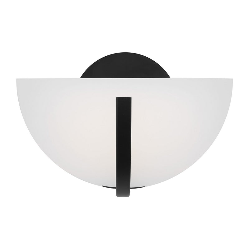Visual Comfort Studio KWL1131MBK Nido One Light Wall Sconce, Midnight Black Main Image.jpg