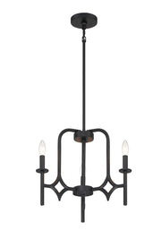 Minka-Lavery 5036-66A Muncie Three Light Chandelier, Coal Main Image.jpg