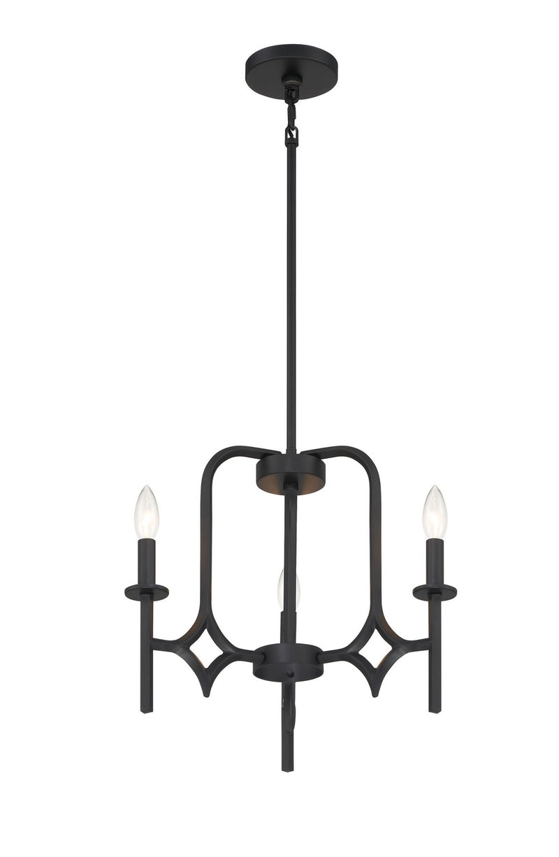 Minka-Lavery 5036-66A Muncie Three Light Chandelier, Coal Main Image.jpg