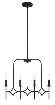 Minka-Lavery 5037-66A Muncie Four Light Island Pendant, Coal Main Image.jpg