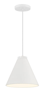 Minka-Lavery 6201-44 Vantage Pendants One Light Hanging Lantern, White Main Image.jpg