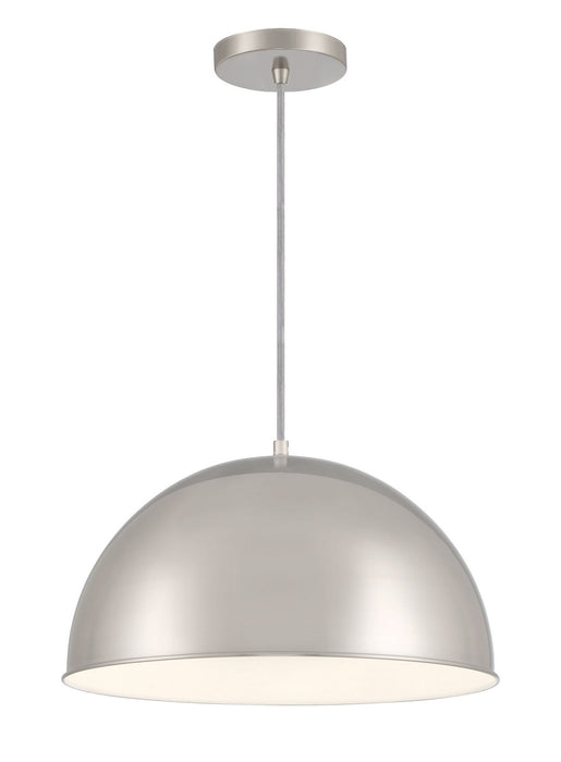 Minka-Lavery 6203-84 Vantage Pendants One Light Hanging Lantern, Brushed Nickel Main Image.jpg