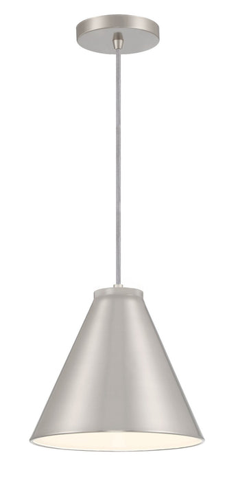 Minka-Lavery 6201-84 Vantage Pendants One Light Hanging Lantern, Brushed Nickel Main Image.jpg