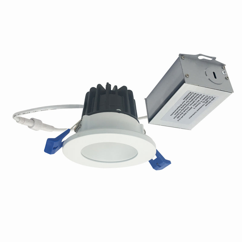 Nora Lighting NM2-2RDC4027MPW 2" M2 Round Downlight 6W 400Lm, Matte Powder White Main Image.jpg