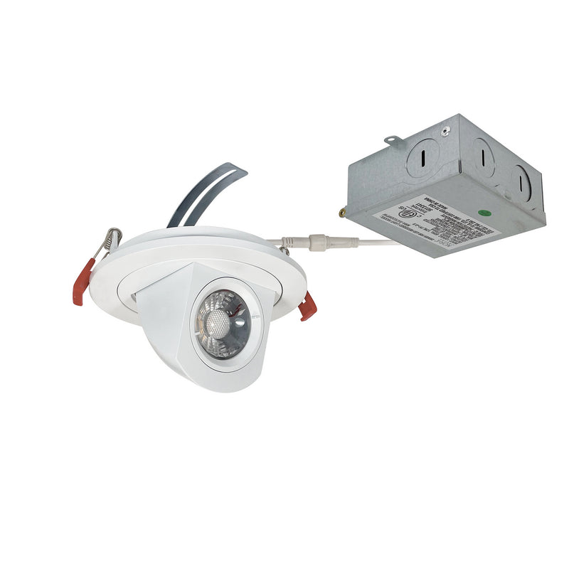 Nora Lighting NM4-R47027MPW LED Adjustable Elbow, Matte Powder White Main Image.jpg
