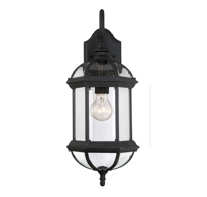 Savoy House 5-0630-BK One Light Wall Mount, Textured Black (2)