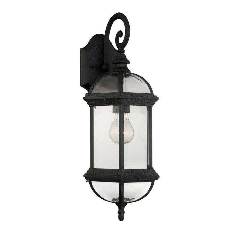 Savoy House 5-0630-BK One Light Wall Mount, Textured Black (3)
