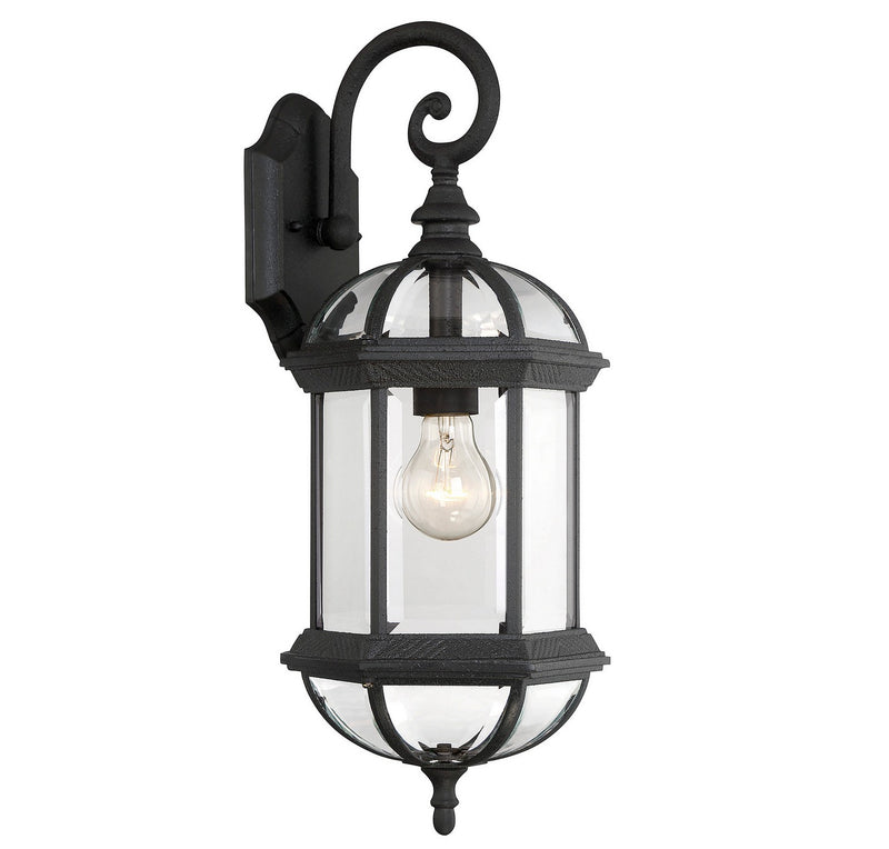 Savoy House 5-0630-BK One Light Wall Mount, Textured Black (4)