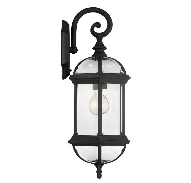 Savoy House 5-0630-BK One Light Wall Mount, Textured Black (5)