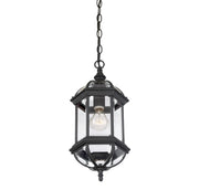Savoy House 5-0631-BK One Light Hanging Lantern, Textured Black (4)