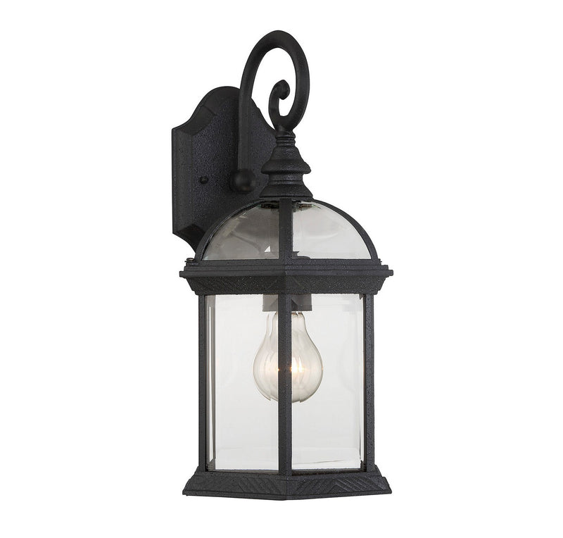Savoy House 5-0633-BK One Light Wall Mount, Textured Black (4)