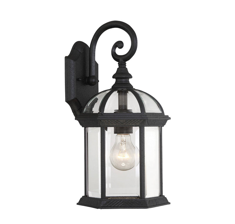Savoy House 5-0633-BK One Light Wall Mount, Textured Black (5)