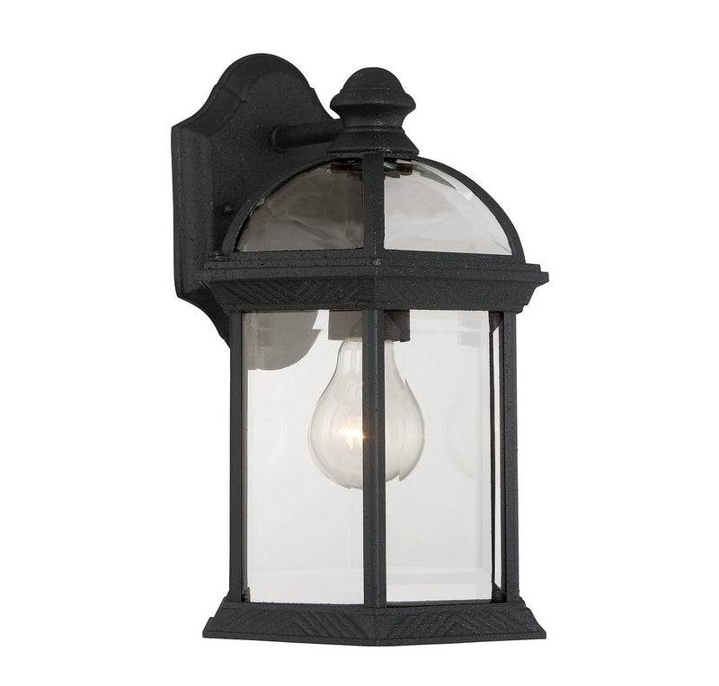 Savoy House 5-0634-BK One Light Wall Mount, Textured Black (4)