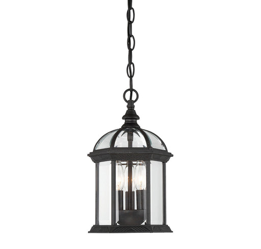 Savoy House 5-0635-BK Three Light Hanging Lantern, Textured Black (2)